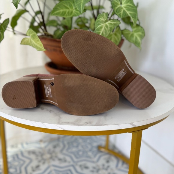 Tom’s 8 Suede Esme Burnt Henna Ankle Boots Booties - Picture 4 of 6